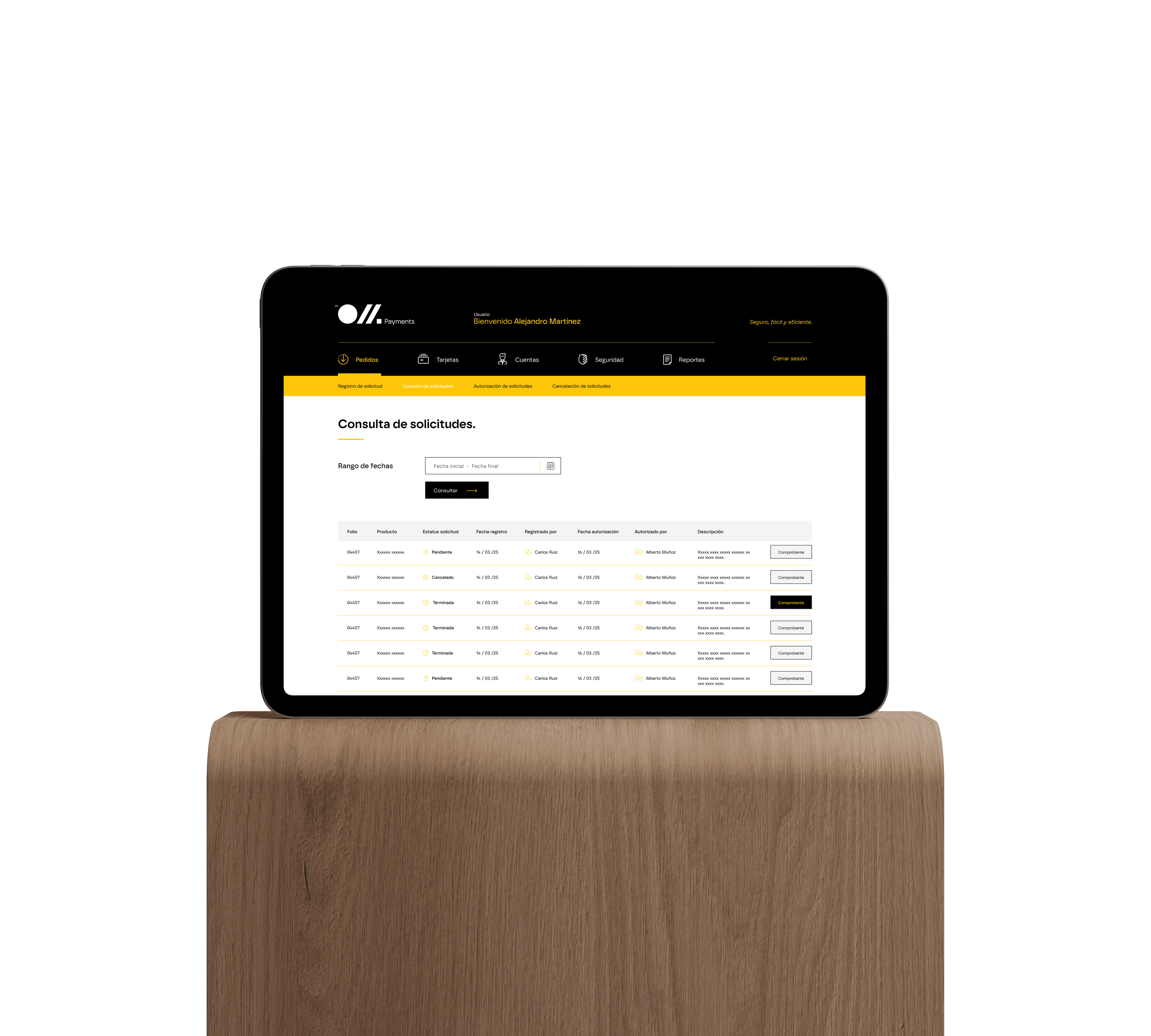 Tablet Ompayments Empresarial